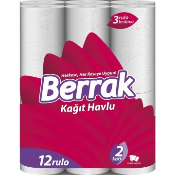 Berrak-Havlu 12 li