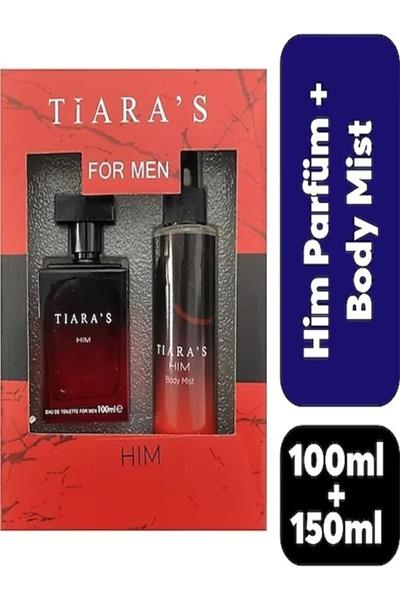 Tiaras Him Edt 100ml Erkek Parfüm + 150ml Deodorant Set