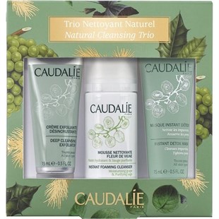 Caudalie Cleasing Trio Set ( Yoğun Arındırıcı Peeling & Temizleme Köpüğü & Detoks Etkili Maske )