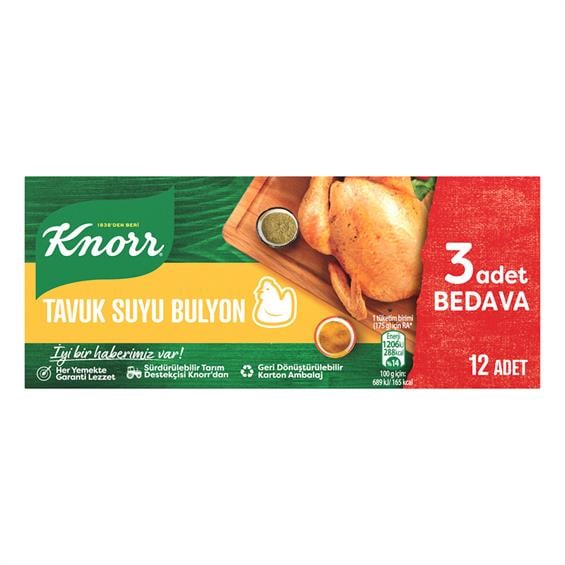 Knorr Tavuk Bulyon 12'li 120 gr