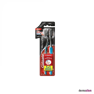 Colgate Mikro İnce Hassas Temizlik Yumuşak Diş Fırçası 1+1