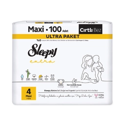 Sleepy Extra Maxi Çocuk Bezi 100'lü  
