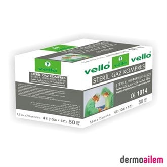 Vello Steril Gaz Kompres 50 Adet