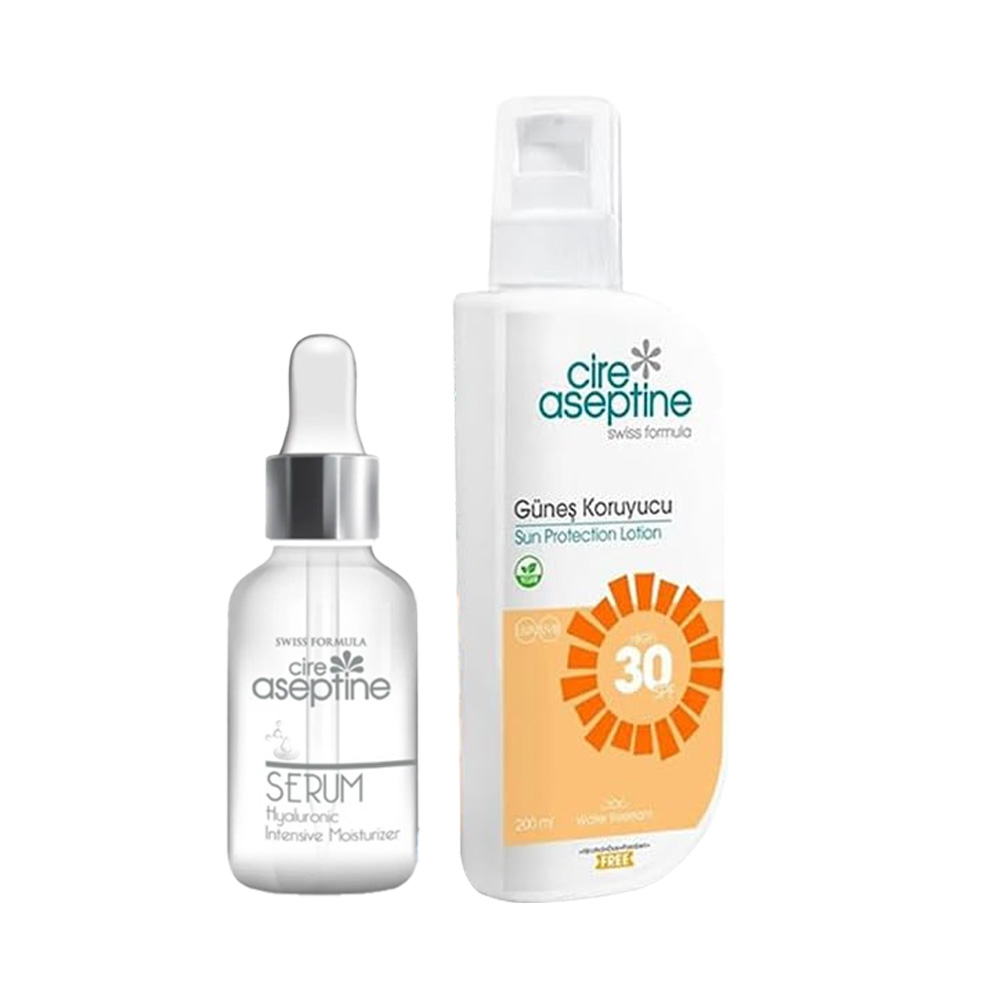 Cire Aseptine Avantajlı Yaz Paketi - Baby Güneş Koruyucu SPF50 200 ml + Hyaluronik Asit Serum 30 ml