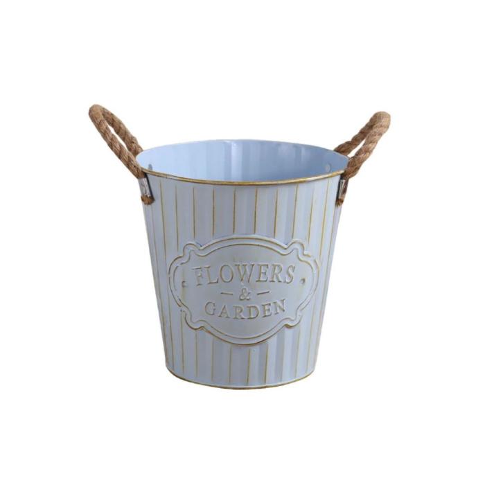 Alka Metal Halat Kulplu Yuvr.Saksı Küçük