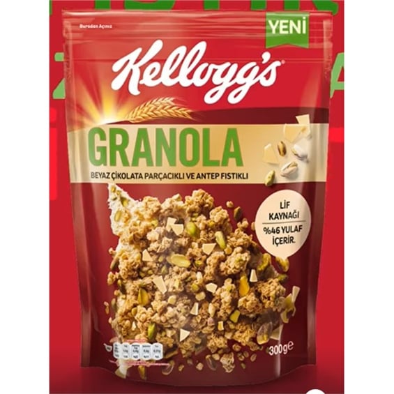 Ülker Kellogs Granola Antep Fıstık 300 gr