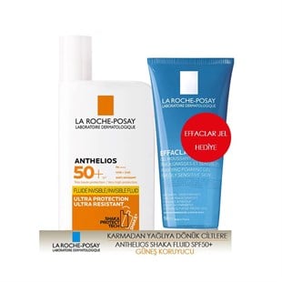 La Roche Posay Anthelios Shaka Fluid SPF50+ 50 ml + La Roche Posay Effaclar Jel 50 ml