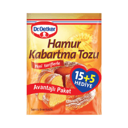 Dr. Oetker Hamur Kabartma Tozu 15+5 Hediye 200 G 