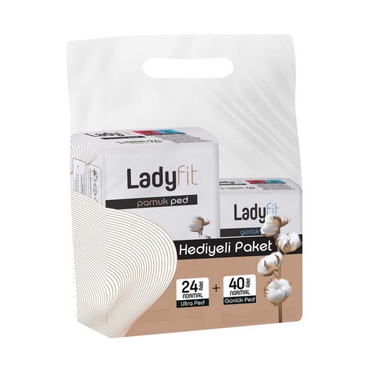 LadyFit Pamuk Ped Süper Normal 24 lü+Günlük 40 lı