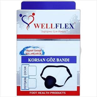 Wellflex Korsan Göz Bandı Standart