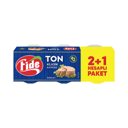 Fide Konserve Balık Ton 3x160 G