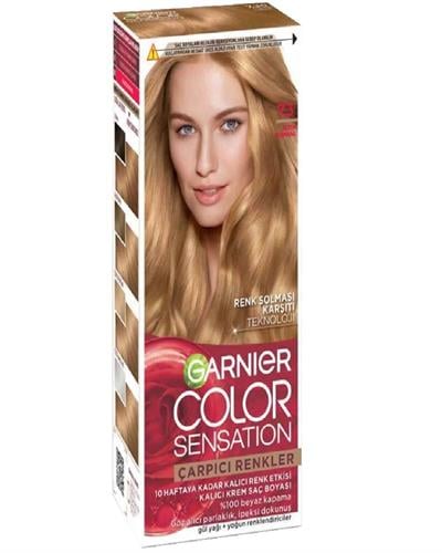 Garnier Çarpıcı Renkler Yoğun Kalıcı Saç Boyası No: 7.3 Altın Kumral