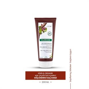 Klorane Kinin ve Organik Aşk Çiçeği Özlü Güçlendirici Saç Kremi 200 ml