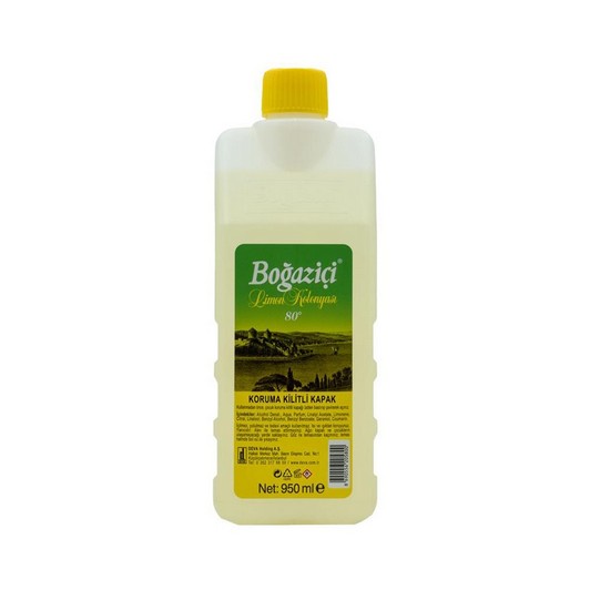 Boğaziçi Koruma Kilitli Kapak 950ml Pet Limon Kolonyası