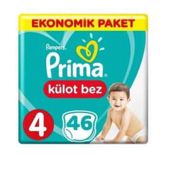Prima Külot Bebek Bezi Jumbo Paket 4 Beden 46 Adet