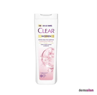 Clear Women Yumuşak Parlak Kiraz Çiçeği Esansı & Keratin Şampuan 325 ml