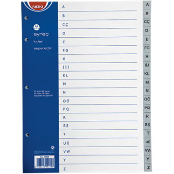 Noki Ayraç İndex Seperatör A-Z Harf  59229