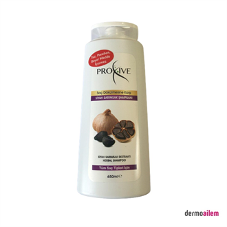 PROXIVE Siyah Sarımsaklı Şampuan 650 ml