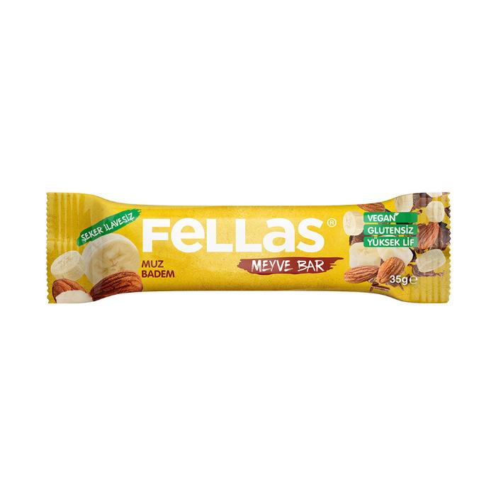 FELLAS MEYVE BAR 35GR MUZ-BADEM