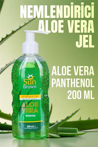 Sun Brown Güneş Sonrası Serinletici Aloe Vera Jel 200 ml