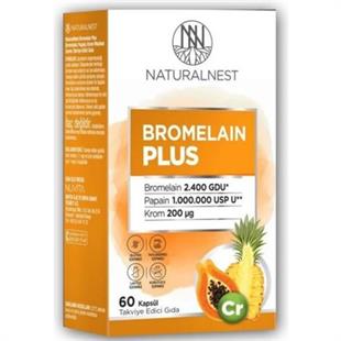 Naturalnest Bromelain Plus 60 Kapsül