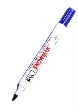 Snowman Tahta Kalemi Yuvarlak Uçlu Siyah BG-12