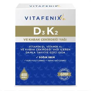 Vitafenix D3K2 400 Damla 20 ml