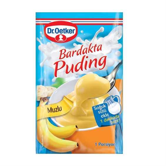 Dr.Oetker Bardakta Puding Muzlu 30 Gr