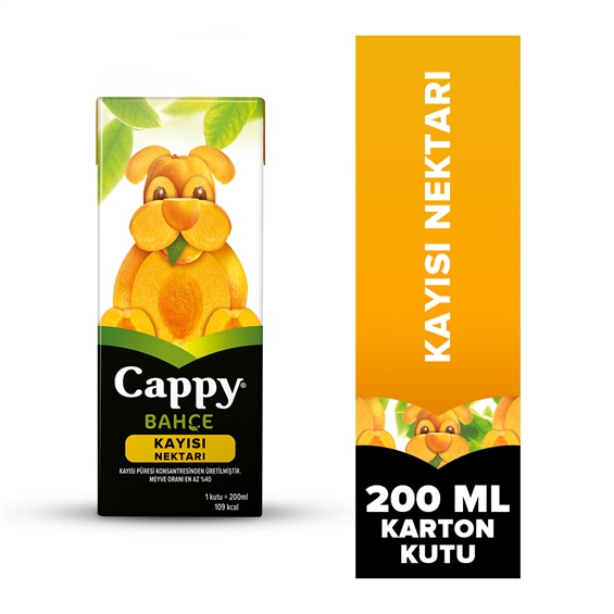 Cappy Bahçe Kayısı Kutu Meyve Suyu 200 ml