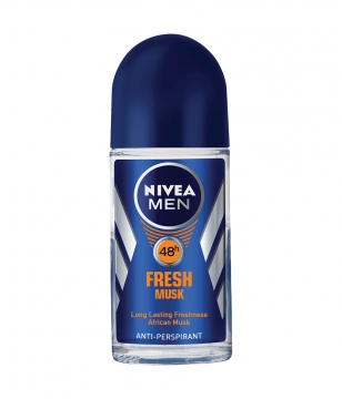 Nivea Men Roll On Fresh Musk 50 Ml