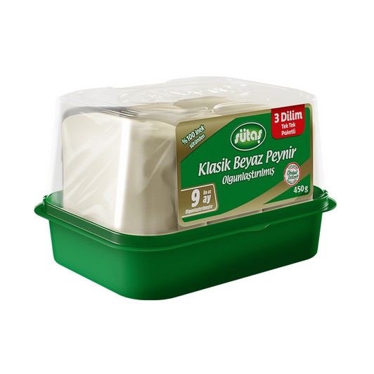 Sütaş Klasik Peynir 450 gr 3 Dilim