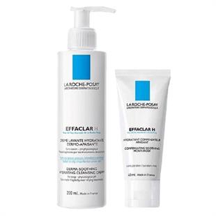 La Roche Posay Effaclar H Krem 40 ml + La Roche Posay Effaclar H Jel 200 ml