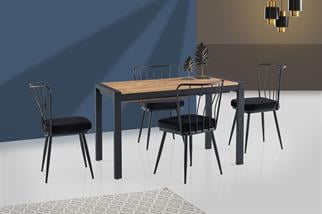 Karataş SV-1011 Silva Masa Atlantik Çam/Siyah