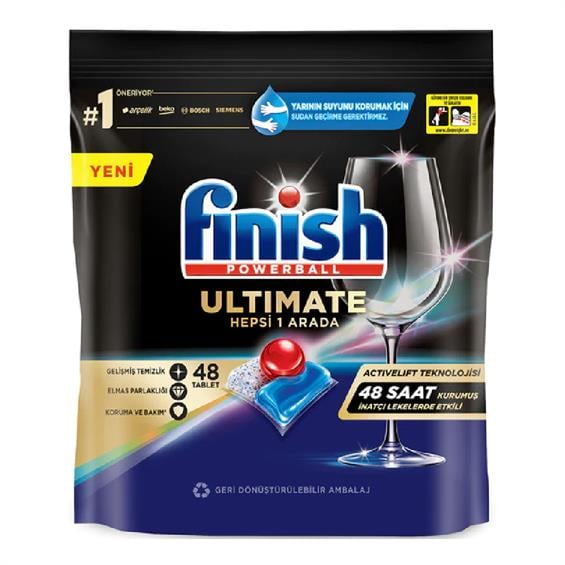 Finish Quantum Ultimate 48'li Bulaşık Makinesi Deterjanı Tableti