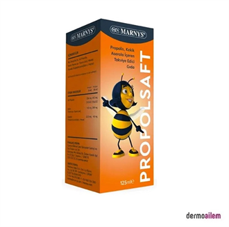 Marnys Propolsaft Propolis ve Kekik Aserola Şurubu 125 ml