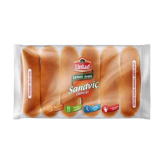 Untad Sandviç Ekmeği 6'lı 390 gr