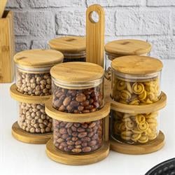 Bambum Sorrel - 6 Parça Standlı Baharatlık Büyük