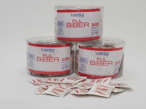 Cemkar Tek Kullanımlık Pul Biber 1Gr x 200 Adet