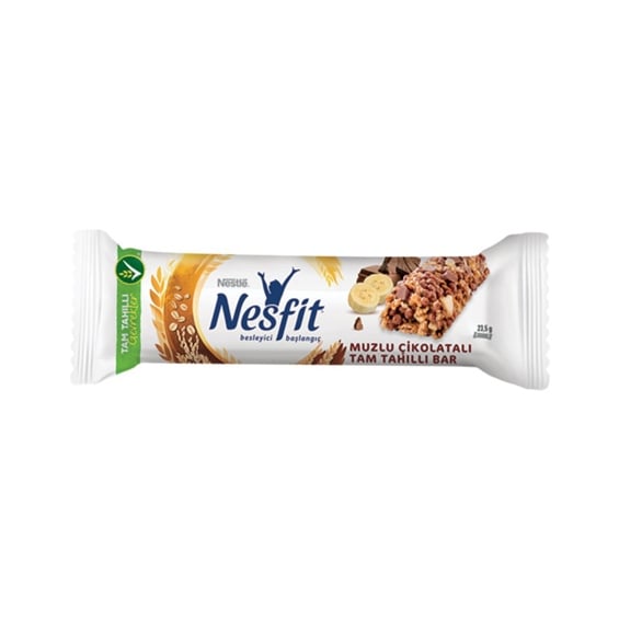 Nesfit Bar Tam Tahıllı Sütlü Çikolatalı Ve Muzlu 23.5 Gr