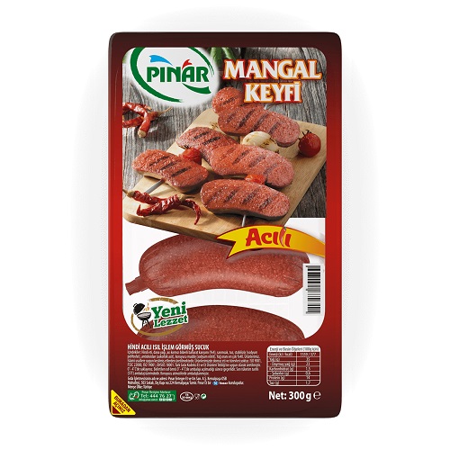 Pınar Mangal Keyfi Sucuk  Acılı 225 gr