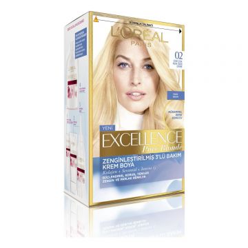 Loreal Paris Excellence Creme Saç Boyası 02 Çok Çok Açık Sarı 