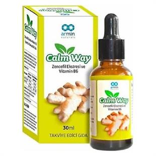 Calm Way Zencefil Ekstresi Vitamin B6 Damla 30 ml