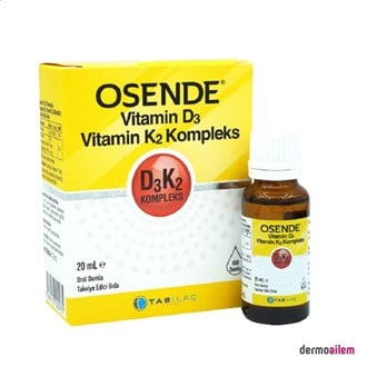 Osende Vitamin D3K2 Complex Damla 20 ml