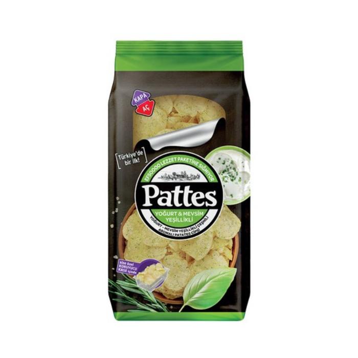 Pattes Cips Yoğurt & Mevsim Yeşillikli 100 gr
