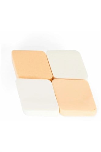 New Well 4'lü Makyaj Süngeri Kare