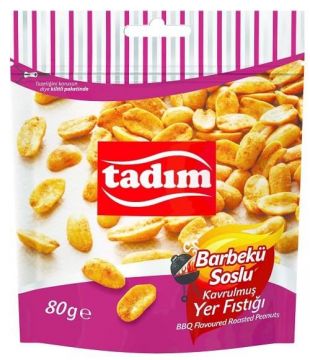 Tadım Barbekü Soslu Kavrulmuş Yer Fıstığı 80 Gr