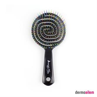 Nascita Pro Üç Boyutlu Oval Saç Fırçası-05 Siyah