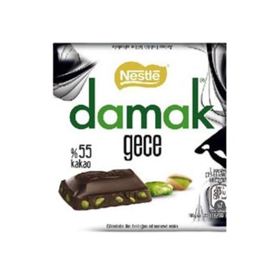 NESTLE DAMAK KARE 60gr A.FISTIKLI %55 KAKAO GECE