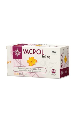 Vacrol Karvakrol İçeren Gıda Takviyesi 500 mg 60 Softgel