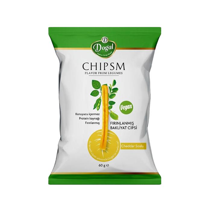 Doğal Chipsm Cheddar Soslu 60 Gr